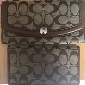Coach Wallet and Check Book holder
